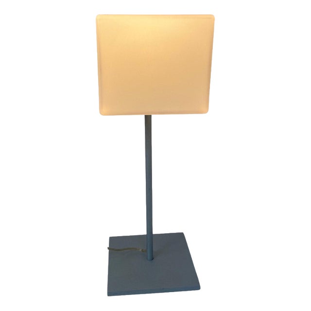 Contemporary White Frosted Table Lamp from TRE Italy For Sale