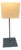 Contemporary White Frosted Table Lamp from TRE Italy For Sale