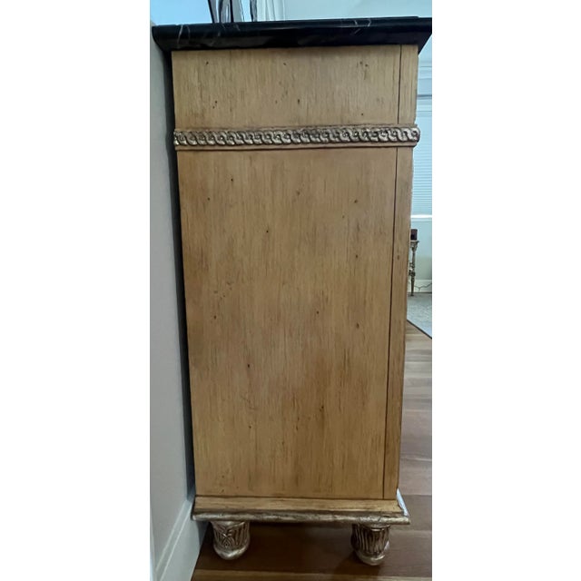 American Beige Marble Top Sideboard/Credenza/Hall Table - Century Furniture For Sale - Image 3 of 14