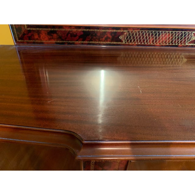 1950s Mahogany Dresser With Mirror For Sale - Image 12 of 12