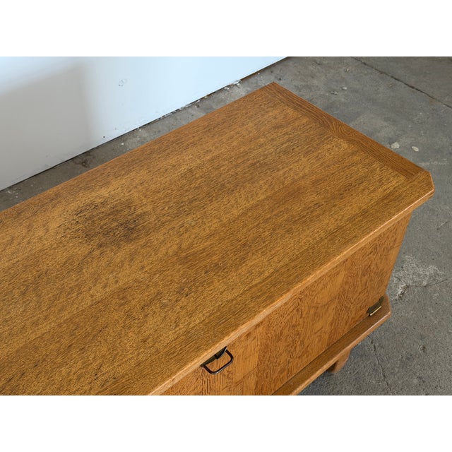Scandinavian Modern Oak Chest from Henning Kjærnulf, Denmark, 1960s For Sale - Image 11 of 12