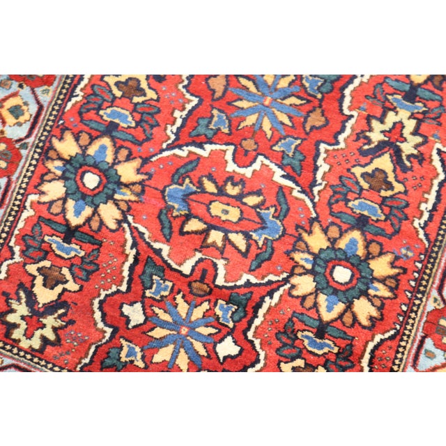 Late 19th Century Late 19th Century Zabihi Collection Qashqai Rug - 3'2" x 4'1" For Sale - Image 5 of 8