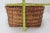 Antique Country American Hand Woven Splint Basket From Maine For Sale - Image 10 of 13