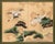 Large 1950s Japanese or Chinoiserie Style Painted Silk Screen For Sale - Image 17 of 17