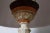 Louis XVI Carved and Painted Alter Candlestick Lamp For Sale In Atlanta - Image 6 of 9