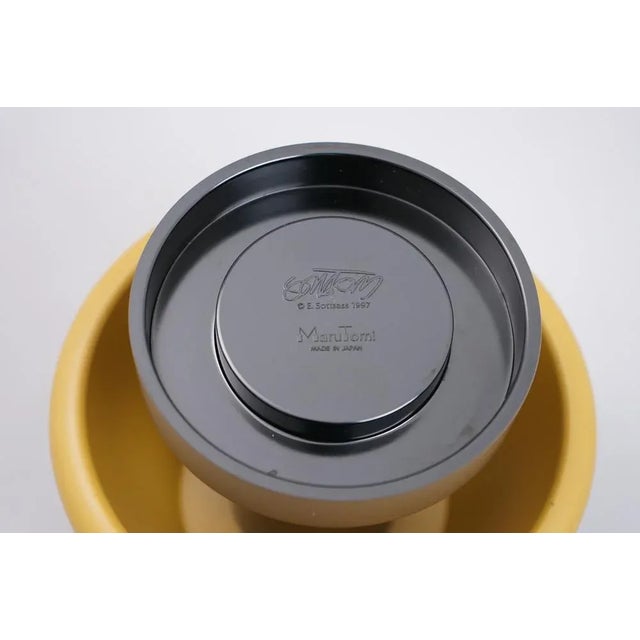 Postmodern Postmodern Vase Senape by Ettore Sottsass for Marutomi, 1997 For Sale - Image 3 of 7