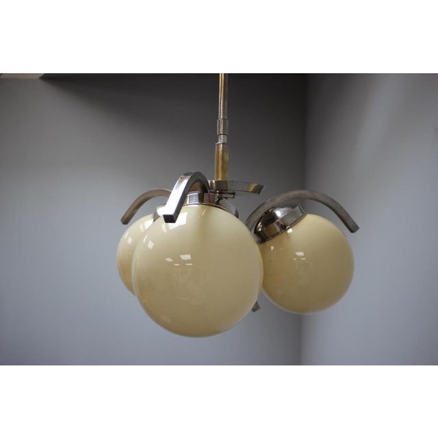 Art Deco Chandelier, 1930s For Sale - Image 13 of 14