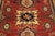 1980s Rustic Super Kazak Rust/Beige Wool Rug - 4'0'' X 6'2'' For Sale - Image 5 of 10