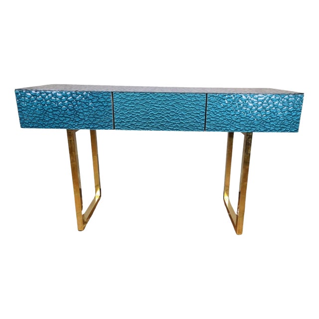 Italian Murano Glass Console Table from Justfurnituress SRL For Sale