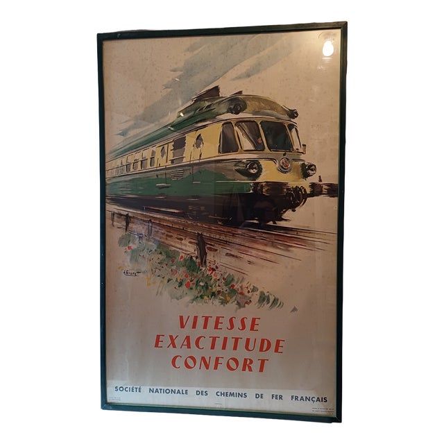 SNCF Poster 1958 by Albert Brenet, 1958 For Sale