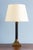French Brass Table Lamp with Fluted Column For Sale - Image 9 of 9