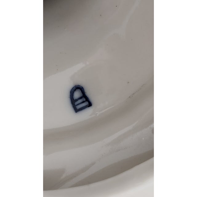 Circa 1900 Vienna-Style Porcelain Potpourri Urn With Applied Flowers, Putti & Blue Shield Mark For Sale - Image 17 of 18