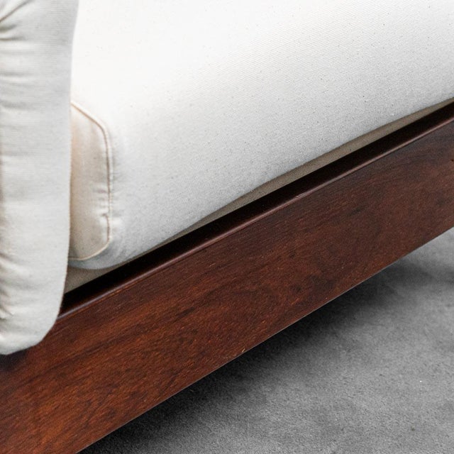 Brown Set of Saporiti Armchairs in Wood and Fabric, 1970s from Saporiti Italia For Sale - Image 8 of 14