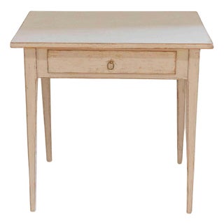 19th Century Swedish Desk, Painted Wood, Antique Design, Circa 1890 For Sale