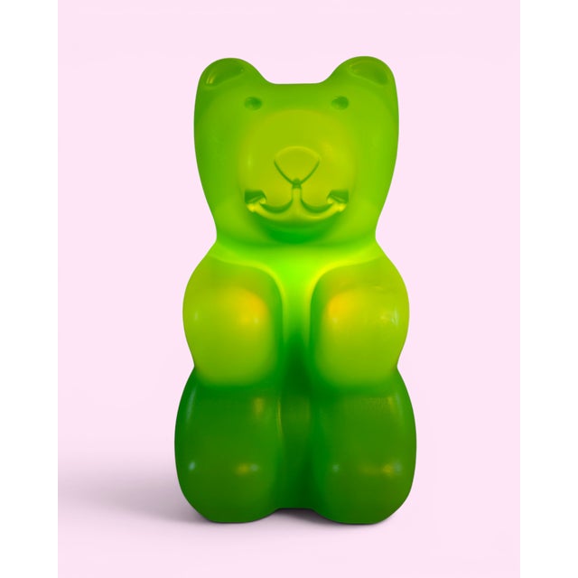 Green Large Pop Art Green Gummy Bear Lamp from Messow, Germany, 1980s For Sale - Image 8 of 11