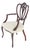 Hepplewhite Revival Mahogany Armchair with Seat Chair, 1890s For Sale