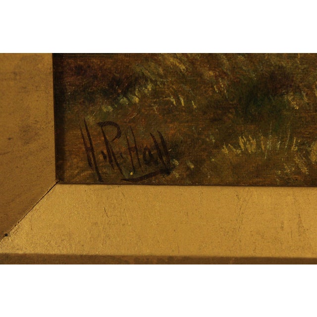Henry Robinson Hall Landscape Oil Painting, 'Evening in the Highlands' For Sale - Image 13 of 18