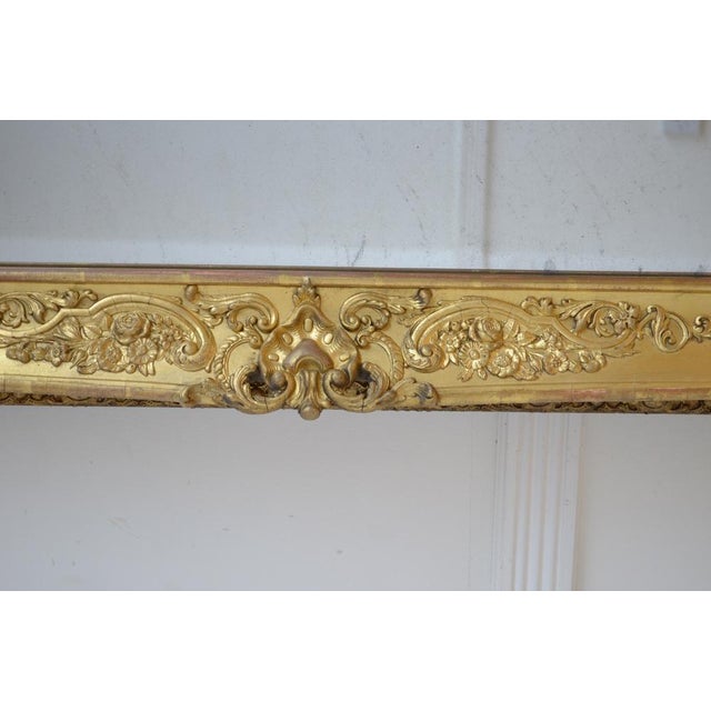 19th Century Leaner or Wall Mirror, 1840s For Sale - Image 13 of 16