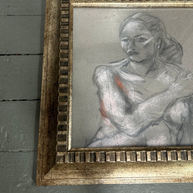1970’s original pastel / charcoal female nude study drawing. Measures 10.5x10.5 or 14.5x14.5 framed. Check out my shop...