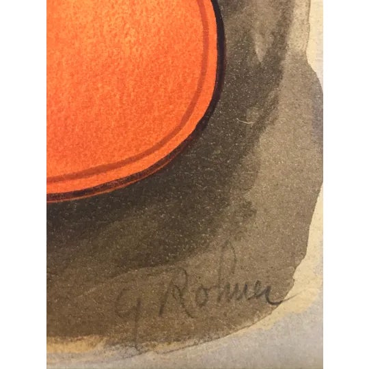 Artist: Georges Rohner Country: France Title: Un mal delicieux Medium: Original Lithograph pencil signed Paper: Rives...