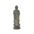 Vintage Rustic Wood Anjali Mudra Standing Buddha Amitabha Shakyamuni Statue For Sale - Image 4 of 7