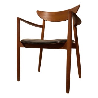 1960s Harry Østergaard Model 59 Danish Teak Armchair for Randers Møbelfabrik For Sale