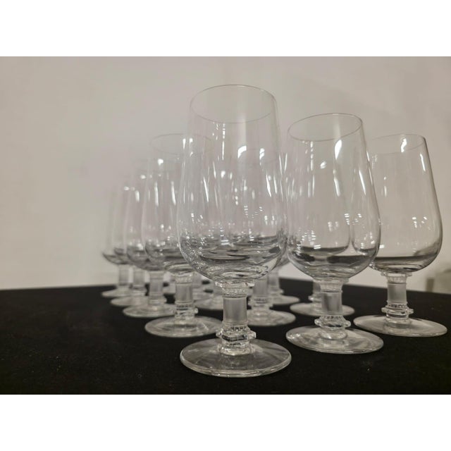 1940s Vintage Murat Series Glasses by Lalique France, 1940s, Set of 15 For Sale - Image 5 of 17