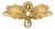 Art Nouveau–Inspired Citrine and Pearl Botanical Ring in 14k Gold, Size 7.5 For Sale