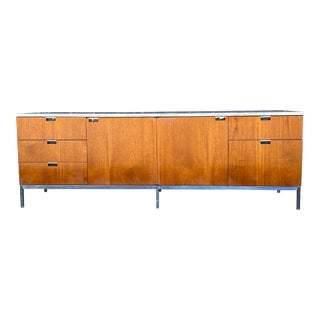 Florence Knoll Marble Top Credenza Mid Century For Sale