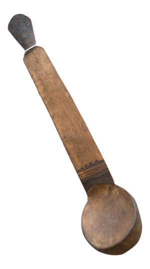Vintage African Wooden Spoon