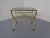 French Brass & Glass Cart with Magazine Rack, 1960s For Sale - Image 16 of 16