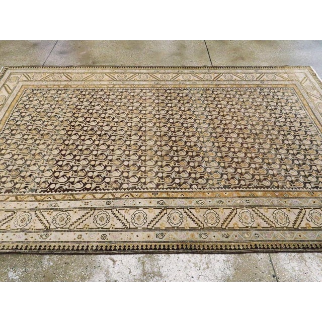Galerie Shabab Collection Mid-20th Century Persian Malayer Gallery Carpet For Sale - Image 4 of 7