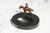 A delightful blend of sporting elegance and refined craftsmanship, this antique Austrian desk or dresser catchall...