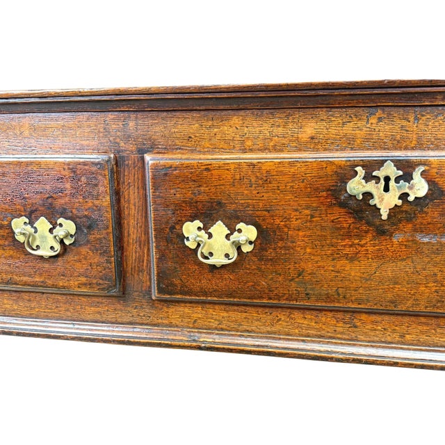Antique Oak Padfoot Dresser Base, 1740 For Sale - Image 11 of 13