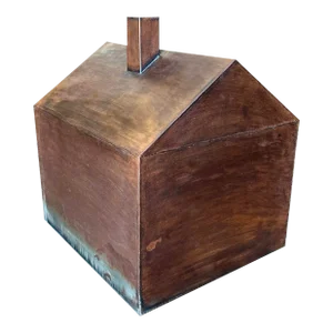 Corten Steel Minimalist House Sculpture