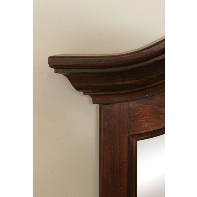 Brown Ethan Allen Old Tavern Pine Wall Mirror For Sale - Image 8 of 13