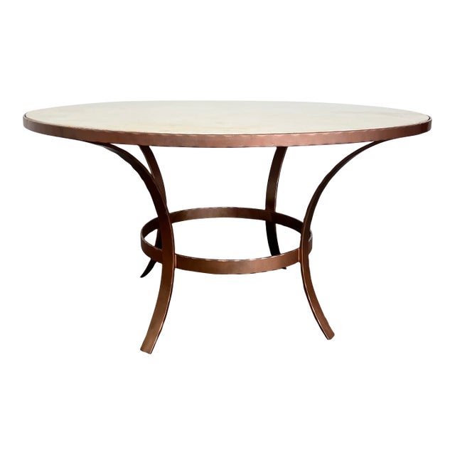 Serena & Lily St. Germain Stone Dining Table For Sale