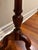 1940s 1940s Kindel Colonial Revival Mahogany Pedestal Side Table With Barley Twist For Sale - Image 5 of 11