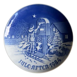 Christmas Plate the Christmas Letter from Bing & Grondahl, 1984