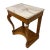 Small Console Table with Marble Top For Sale - Image 3 of 6