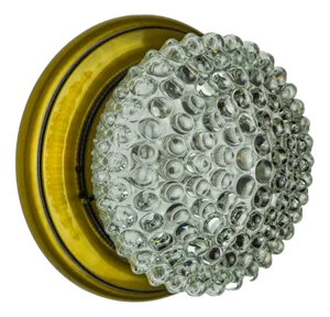 Bulles Wall Lamp in Blown Glass from Limburg, 1970s