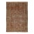 Antique Mahal Wool Rug With Terracotta & Earthy Distressed Patina For Sale
