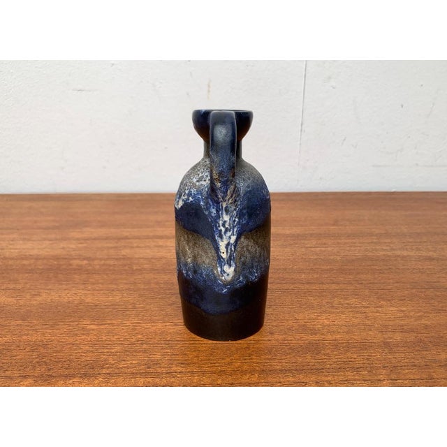 Mid-Century Modern Mid-Century West German Pottery WGP Fat Lava Carafe Vase from Ruscha, 1960s For Sale - Image 3 of 18