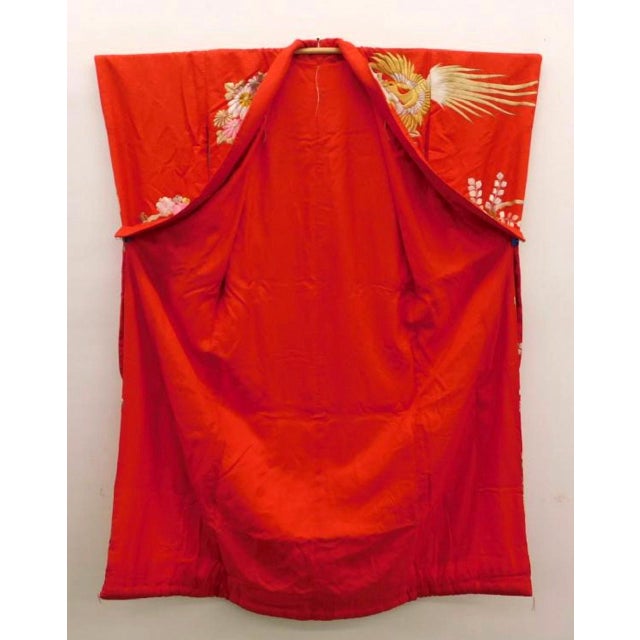 Early 20th Century Exceptional Embroidered Japanese Ceremonial Kimono For Sale - Image 5 of 11