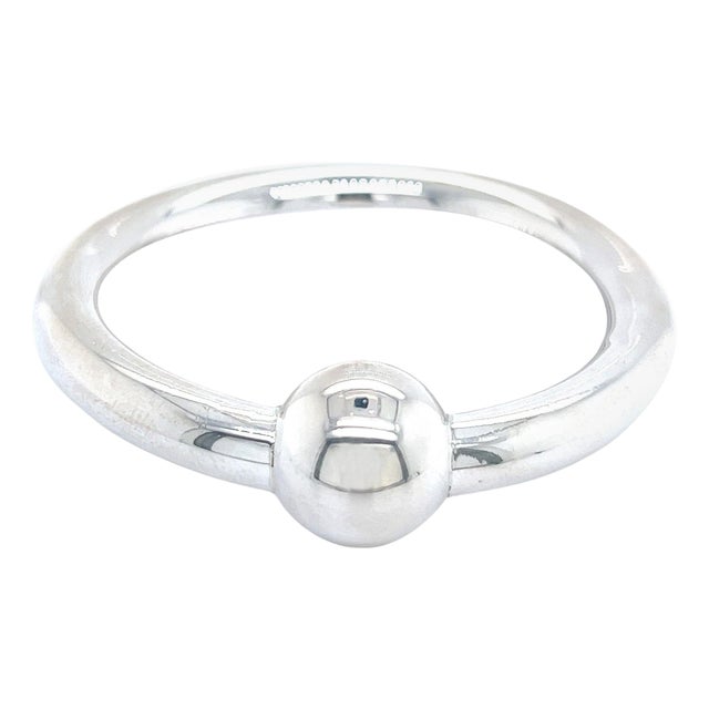 Tiffany & Co Estate Baby Rattle 2" Wide Silver For Sale