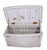 White Vintage Wicker Trunk For Sale - Image 8 of 11