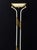 Contemporary Relux White Patinated & Gilt Metal Floor Lamp For Sale - Image 3 of 7