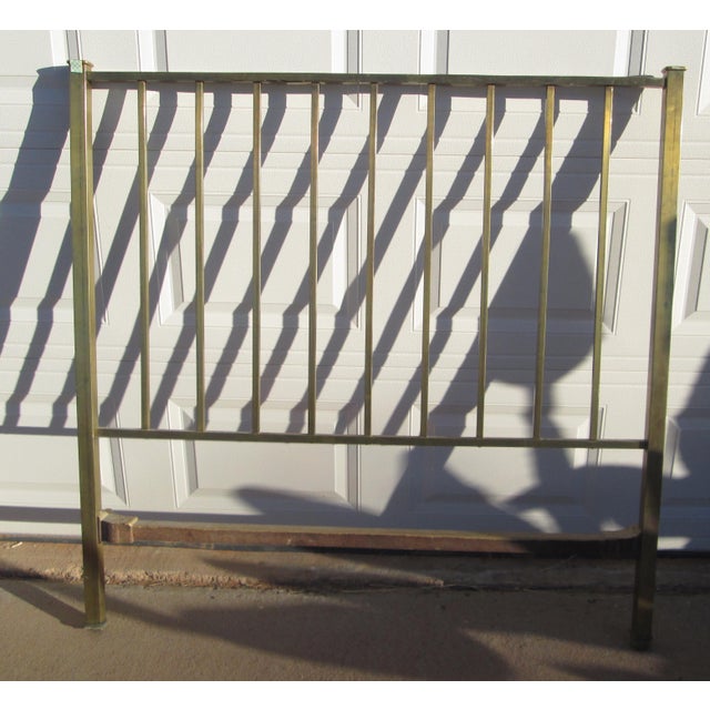 Victorian Victorian Full Size Brass Bed For Sale - Image 3 of 18
