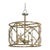 1970s Currey & Company Palm Beach Chandelier For Sale