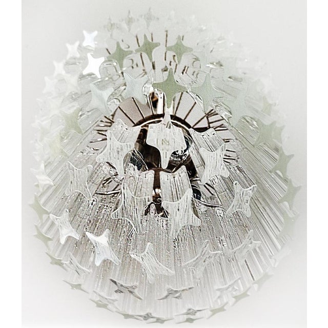 Vintage Murano Glass Chandelier, 1980 For Sale - Image 12 of 18